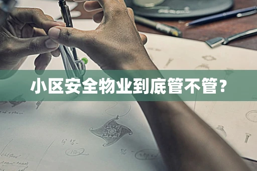 小区安全物业到底管不管？