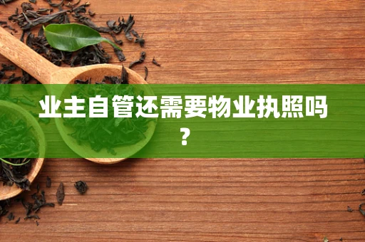 业主自管还需要物业执照吗？