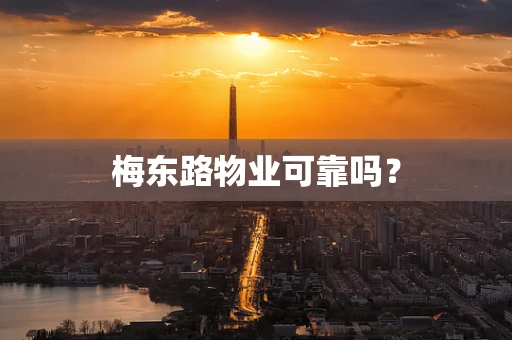梅东路物业可靠吗？