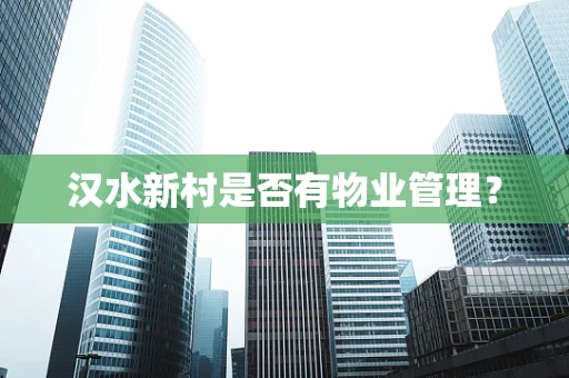 汉水新村是否有物业管理？