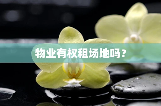 物业有权租场地吗？