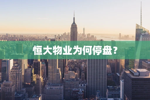 恒大物业为何停盘？