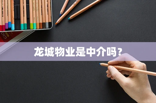 龙城物业是中介吗？