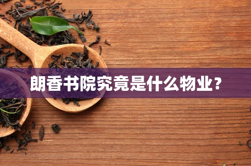 朗香书院究竟是什么物业？