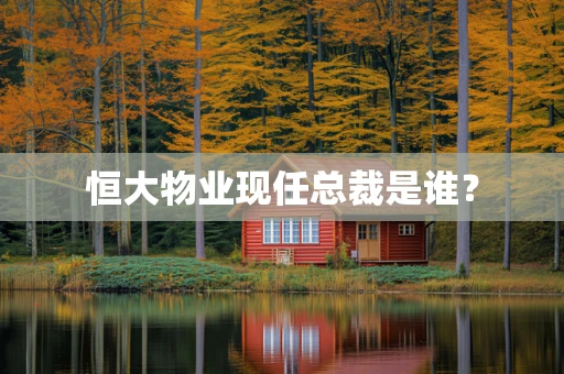 恒大物业现任总裁是谁？