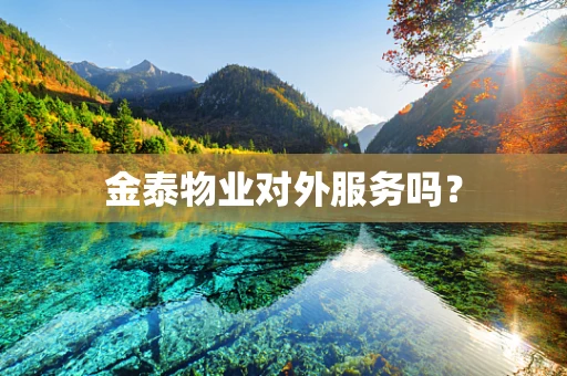 金泰物业对外服务吗？