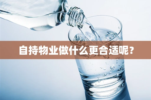 自持物业做什么更合适呢？