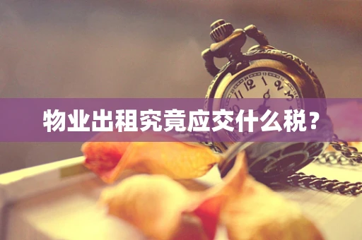 物业出租究竟应交什么税？