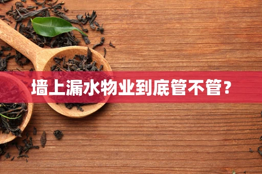 墙上漏水物业到底管不管？