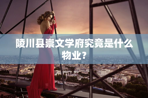 陵川县崇文学府究竟是什么物业？