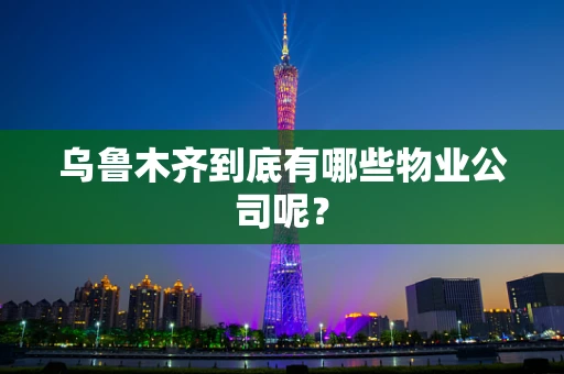 乌鲁木齐到底有哪些物业公司呢？
