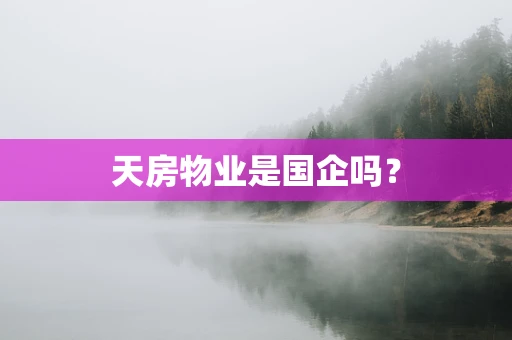 天房物业是国企吗？
