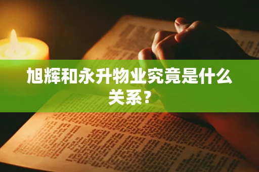 旭辉和永升物业究竟是什么关系？