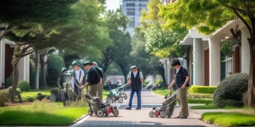 大学中路物业平常管事吗？