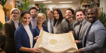 单位为何给物业送锦旗？