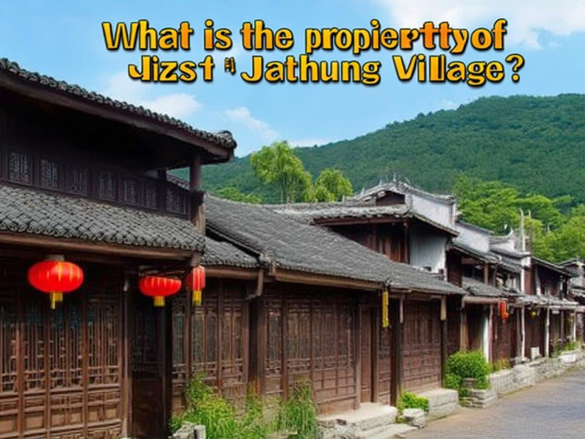 贾庄村物业究竟是什么？