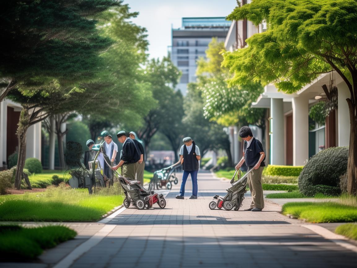 大学中路物业平常管事吗？